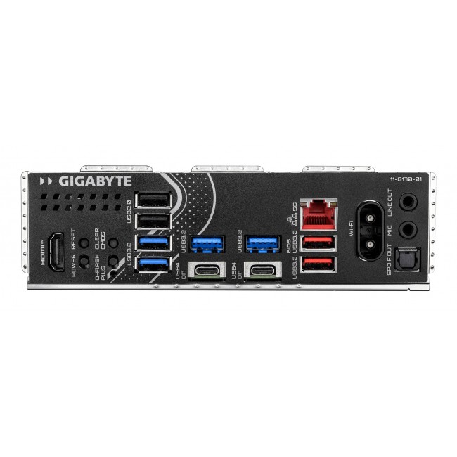 GIGABYTE X870E EAGLE WIFI7 Motherboard - Supports AMD Ryzen 9000 CPUs, 16+2+2 Phases Digital VRM, up to 8200Hz DDR5 (OC), 1xPCIe 5.0 + 3xPCIe 4.0, Wi-Fi 7, 5GbE LAN, USB 4