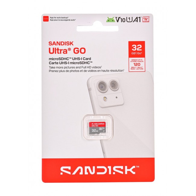 SanDisk Ultra GO 32 GB MicroSDHC UHS-I SanDisk Ultra GO 32 GB MicroSDHC UHS-I