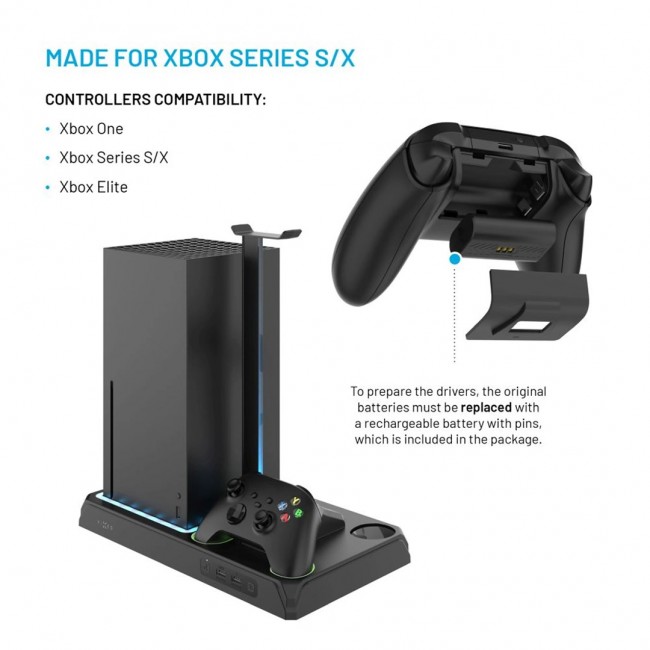 FIXED Multifunctional Station for Xbox Series X and S, black FIXED Multifunctional Station for Xbox Series X and S, black