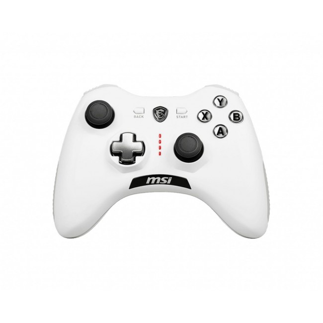 MSI FORCE GC20 V2 WHITE Gaming Controller 'PC and Android ready, Wired, adjustable D-Pad cover, Dual vibration motors, Ergonomic design, detachable cables' MSI FORCE GC20 V2 WHITE Gaming Controller 'PC and Android ready, Wired, adjustable D-Pad cover, Dual vibration motors, Ergonomic design, detachable cables'