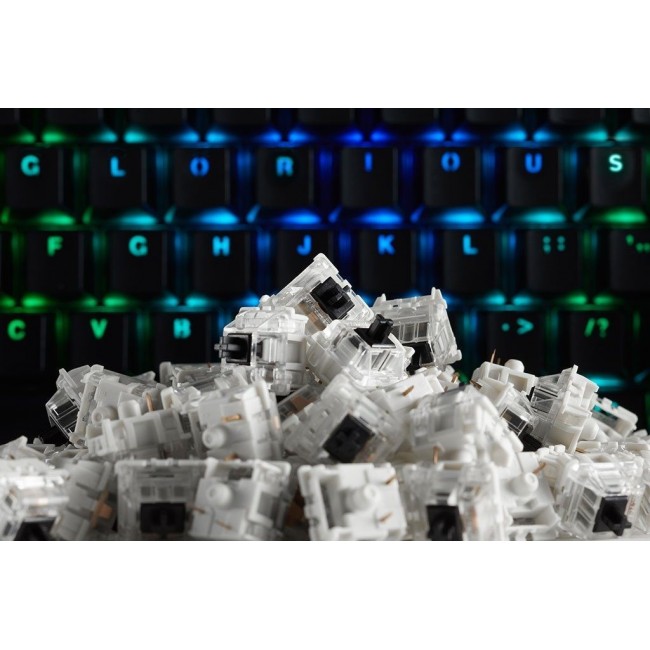 Glorious PC Gaming Race Gateron Black Switches - Linear Silent Glorious PC Gaming Race Gateron Black Switches - Linear Silent