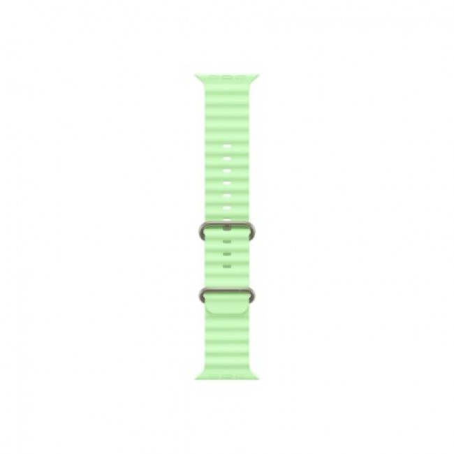 Apple Natural Titanium Finish Band Green Fluoroelastomer, Titanium Apple Natural Titanium Finish Band Green Fluoroelastomer, Titanium