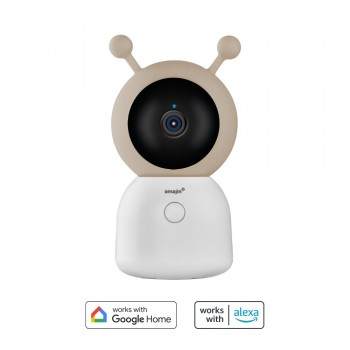 omajin by Netatmo OBC-01-EU video baby monitor Wi-Fi/Ethernet Beige, Black, White