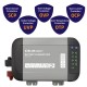 Qoltec Intelligent Professional Monolith Battery Charger for LiFePO4 AGM GEL SLA batteries | 30A | 12V