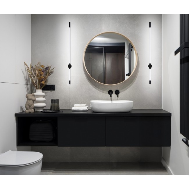 Activejet Lungo Black LED Wall Light