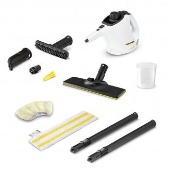 K rcher SC 1 EasyFix Portable steam cleaner 1200 W Black, White