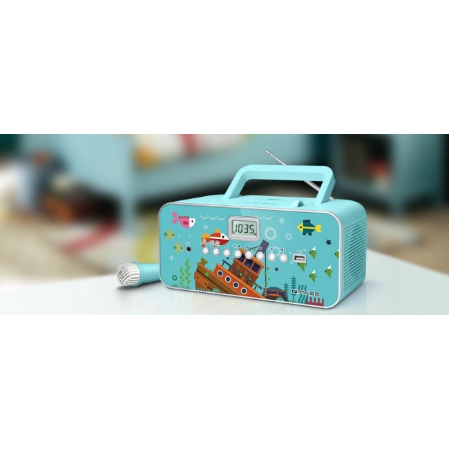 Muse M-29KB portable stereo system Digital 1 W FM, MW, PLL Multicolour MP3 playback Muse M-29KB portable stereo system Digital 1 W FM, MW, PLL Multicolour MP3 playback