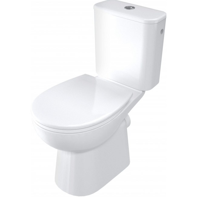 WC bowl compact rimless