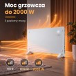 Extralink SMART GLASS PANEL HEATER, WHITE, 2000W, WIFI, LPL-23A-WH