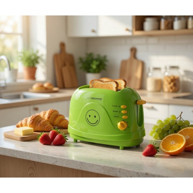 Esperanza EKT003 Toaster 750 W Green