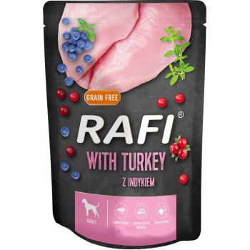 DOLINA NOTECI RAFI - Wet dog food - turkey, blueberry, cranberry 300 g