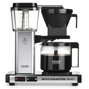 Moccamaster KBG Select Polished Silver Fully-auto Drip coffee maker 1.25 L