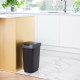 ROTHO Twist Silver - trash bin 25l