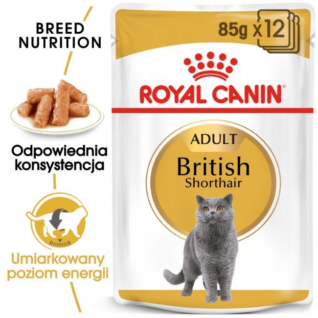 ROYAL CANIN British Shorthair packet 12x85g ROYAL CANIN British Shorthair packet 12x85g