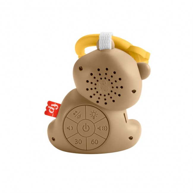 Fisher-Price Fisher Price Beary Soothing Portable Baby Sound Machine with Customizable Timer for Newborns
