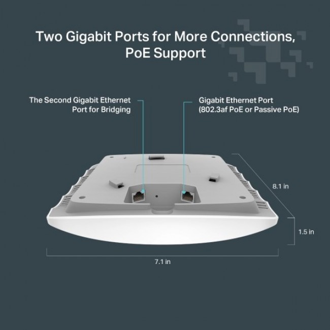 TP-Link FESTA F54 wireless access point 1300 Mbit/s White Power over Ethernet (PoE) TP-Link FESTA F54 wireless access point 1300 Mbit/s White Power over Ethernet (PoE)