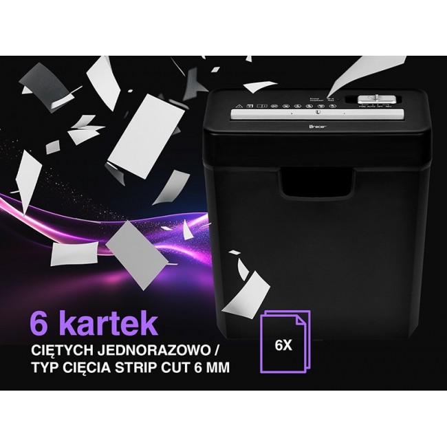 Tracer EDGY10L Paper Shredder Black Tracer EDGY10L Paper Shredder Black