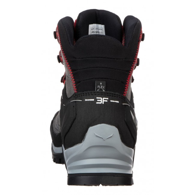 Salewa MTN Trainer Mid GTX Male Adult Charcoal, Grey, Red