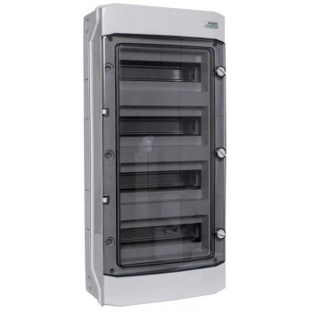 Surface-mounted installation enclosure, plastic, IP65, 4th row, 12 modules, 1500V DC