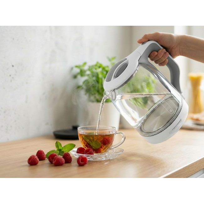 Esperanza EKK025W Electric kettle 1.7 L White, Multicolor 1500 W