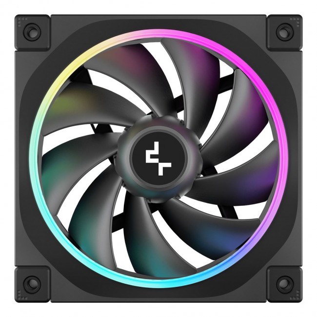 DeepCool FL12-3 in 1 Computer case Fan 12 cm Black 3 pc(s)