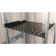 Equip Fixed Shelf 19', 1U, 600MM, Black