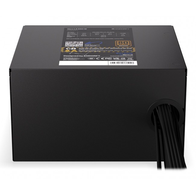 ENDORFY Vero L6 power supply unit 650 W 24-pin ATX ATX Black ENDORFY Vero L6 power supply unit 650 W 24-pin ATX ATX Black