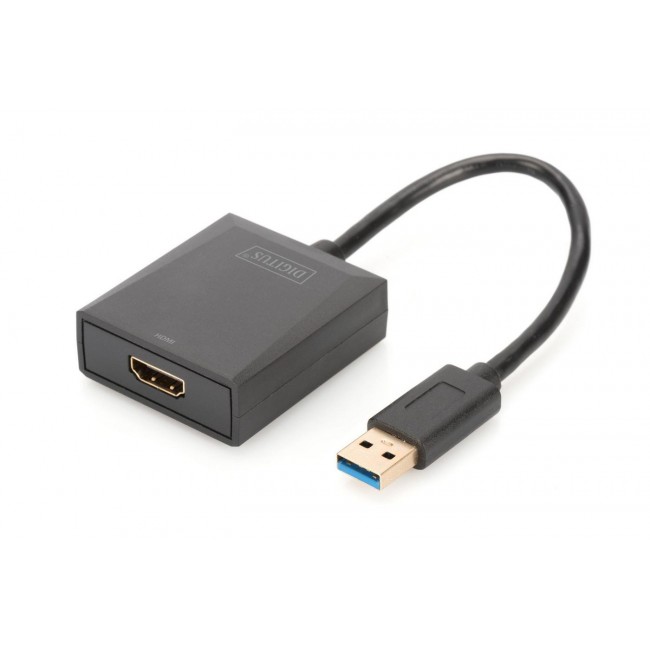 Digitus USB-A 3.2 Gen 1 to HDMI Graphic Adapter Digitus USB-A 3.2 Gen 1 to HDMI Graphic Adapter
