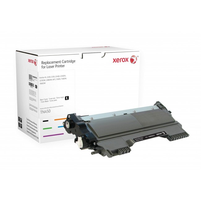 Everyday Mono Remanufactured Toner by Xerox compatible with Brother TN2220, High capacity