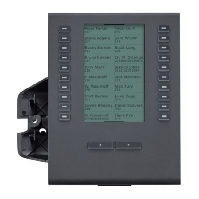Auerswald COMfortel D-XT20i IP add-on module Black 20 buttons