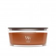 WoodWick Saffron Smoke wax candle Ellipse Brown 1 pc(s)