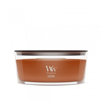 WoodWick Saffron Smoke wax candle Ellipse Brown 1 pc(s)