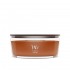 WoodWick Saffron Smoke wax candle Ellipse Brown 1 pc(s)