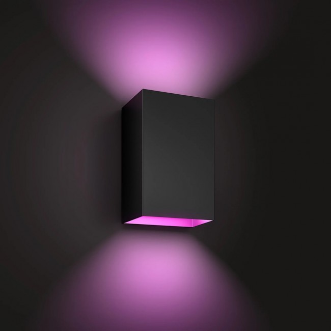 Philips Hue White and colour ambience Resonate Outdoor wall light Philips Hue White and colour ambience Resonate Outdoor wall light