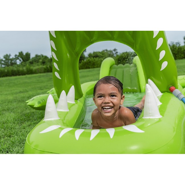 Bestway Later Gator Kids Inflatable Water Play Center and Pool 2.34 m x 1.63 m x 87 cm