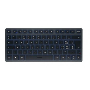 CHERRY KW 7100 MINI BT keyboard Universal Bluetooth QWERTZ Swiss Blue