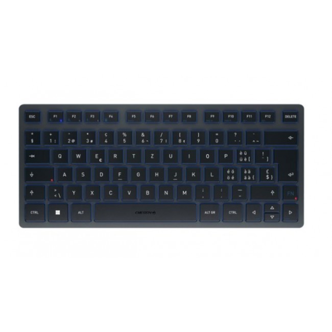 CHERRY KW 7100 MINI BT keyboard Universal Bluetooth QWERTZ Swiss Blue