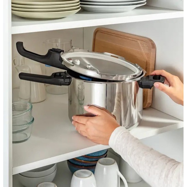 Pressure cooker TEFAL SECURE TRENDY 6L + stainless steel basket Pressure cooker TEFAL SECURE TRENDY 6L + stainless steel basket