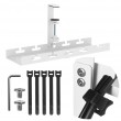 Maclean under-desk cable organizer, max. load 5kg, white, MC-105 W