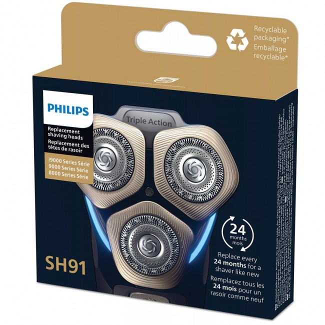 Philips SHAVER Series 9000 Precision blades* Replacement shaving heads Philips SHAVER Series 9000 Precision blades* Replacement shaving heads