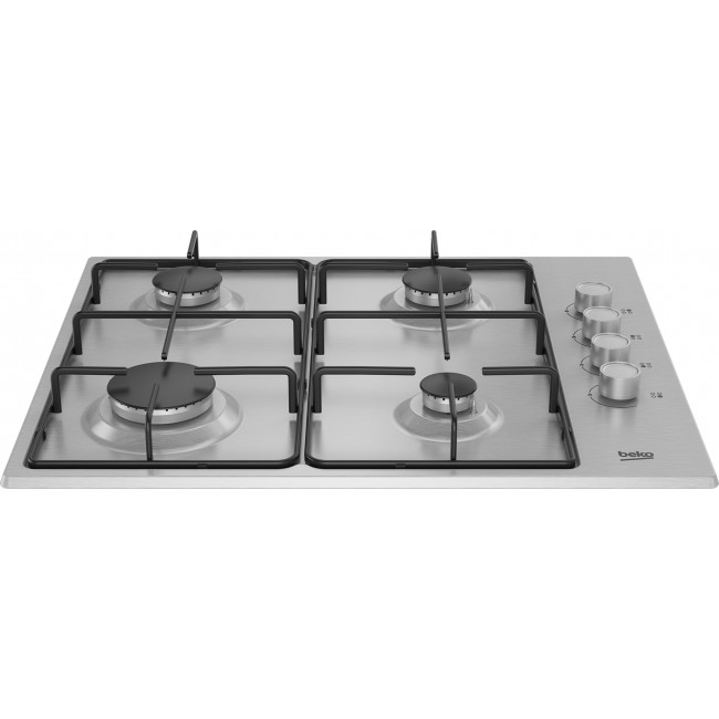 Beko HIBG64120SX hob Stainless steel Built-in 60 cm Gas 4 zone(s) Beko HIBG64120SX hob Stainless steel Built-in 60 cm Gas 4 zone(s)