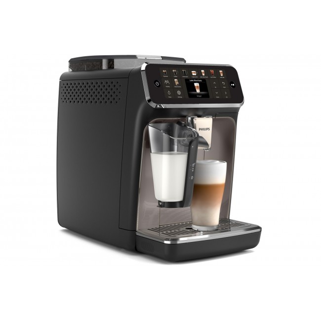 Philips | Coffee Machine | EP5549/70 Series 5500 LatteGo | Pump pressure 15 bar | Built-in milk frother | Automatic | 1500 W | Black Philips | Coffee Machine | EP5549/70 Series 5500 LatteGo | Pump pressure 15 bar | Built-in milk frother | Automatic | 1500 W | Black