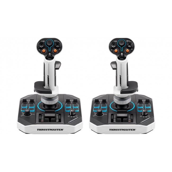 Thrustmaster Sol-R 2 HOSAS Space Sim Duo Black, White USB Flightstick Analogue / Digital PC
