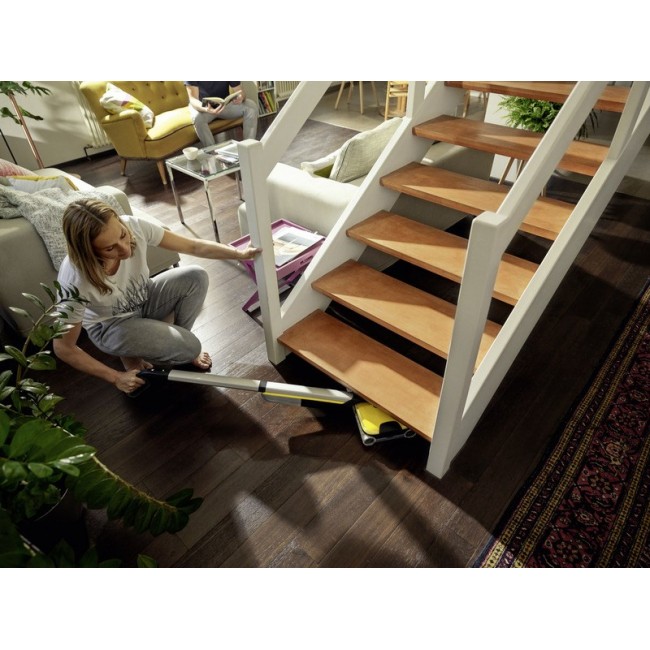 K rcher FC 7 Cordless Electric broom Battery Dry&wet Bagless Silver, Yellow