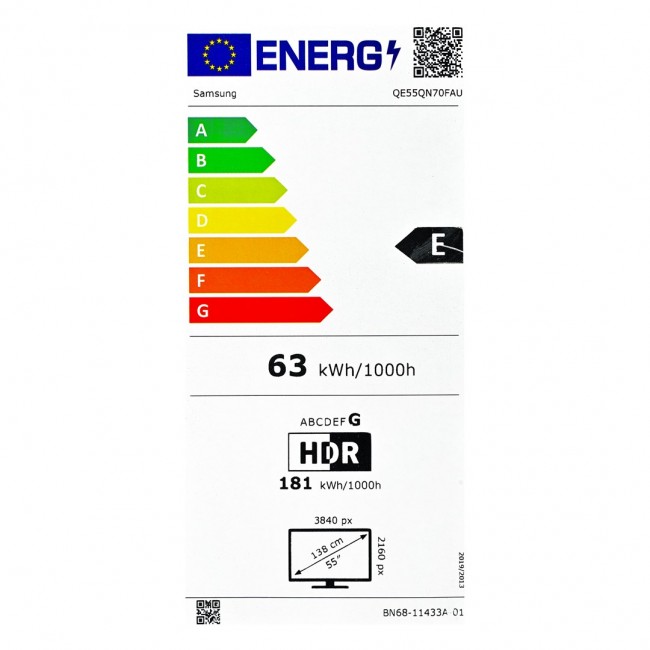 Samsung QE55QN70FAU 139.7 cm (55 Samsung QE55QN70FAU 139.7 cm (55