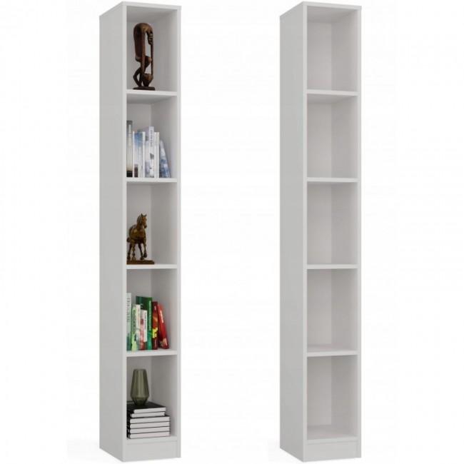 R25 WHITE BOOKCASE