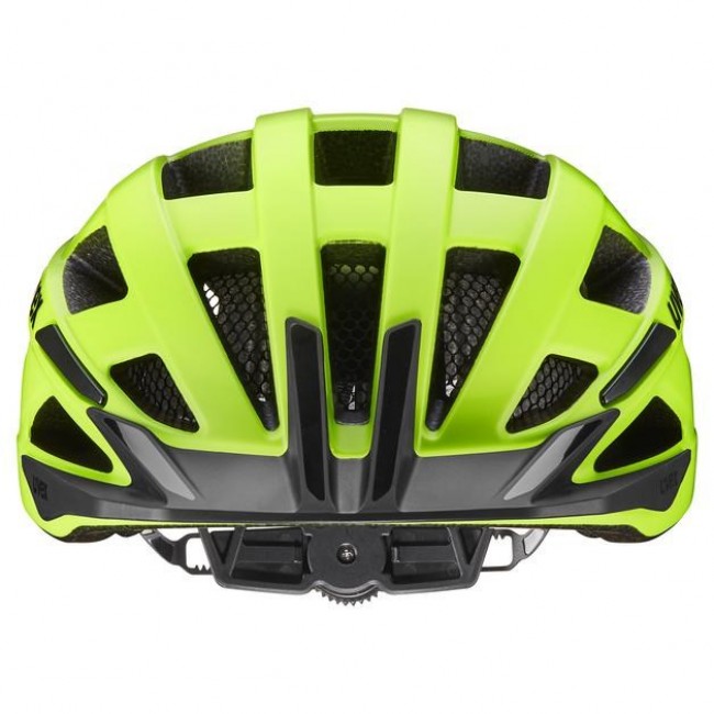 UVEX I-vo 2 Cycling Helmet 60 64 cm, Neon Yellow/Black Matt