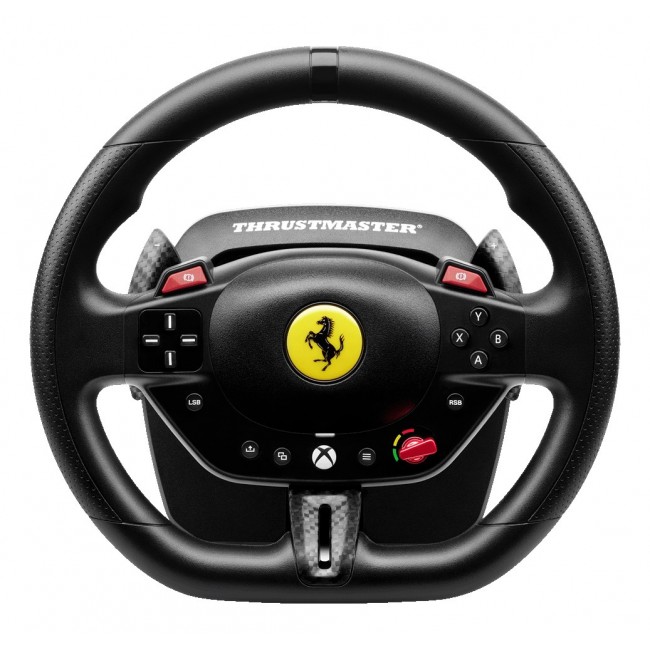 Thrustmaster T98 Ferrari 296 GTS Black USB Steering wheel + Pedals Analogue / Digital PC, Xbox One, Xbox Series S, Xbox Series X, Xbox One X, Xbox One S