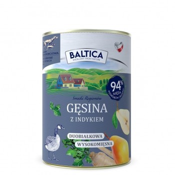 BALTICA Smaki region w Goose with turkey - wet dog food - 400g