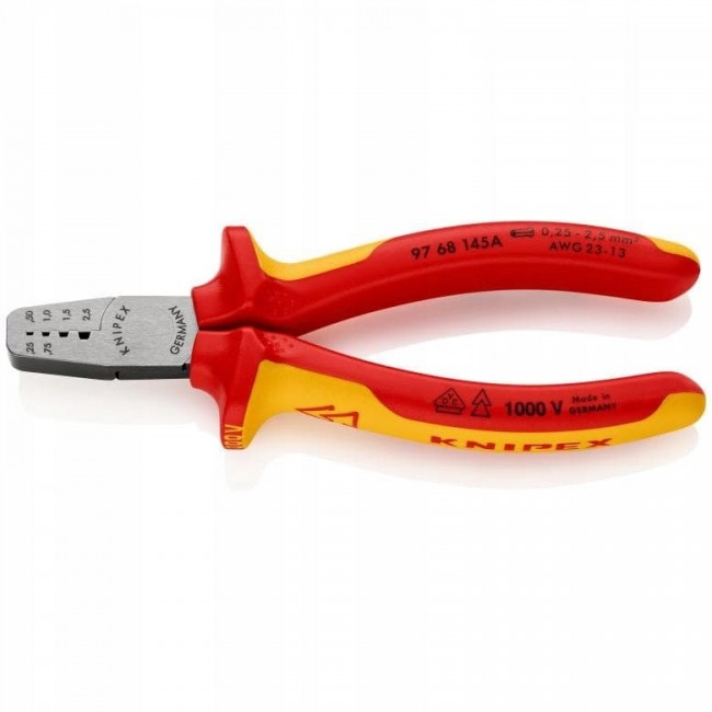Knipex 97 68 145 A cable crimper Combination tool Silver
